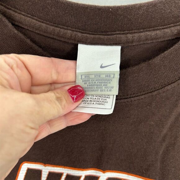 Nike Air "30 Years In The Game" Men's 2XL Brown Long Sleeve T-Shirt - Picture 6 of 9